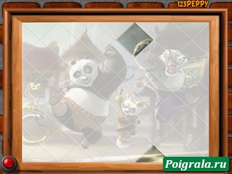 Картинка к игре Пазл с кунг-фу пандой